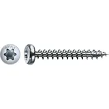 SPAX Universalschraube 4,5 x 35 mm Halbrundkopf T-STAR plus Vollgewinde 4CUT WIROX A3J