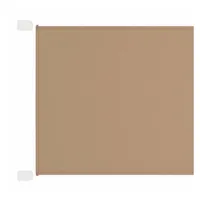 VidaXL Senkrechtmarkise Taupe 60x1000 cm Oxford-Gewebe