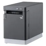 Star Micronics Star mC-Label2 X4, CloudPRNT, 12 Punkte/mm (300dpi), Cutter, linerless, USB-C, WLAN, Belegdrucker, schwarz