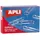 APLI 11712 - vernickelte Clips Nr. 3 40 mm 100 u.