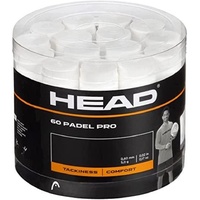Head Unisex-Adult Padel Pro 60pcs Display Box Griffband, Weiß, One Size