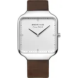 Bering Herren Uhr Armbanduhr Max René Ultra Slim - 15836-504 Leder