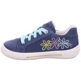 superfit - Schnürschuhe TENSY - BLUMEN in blau, Gr.27