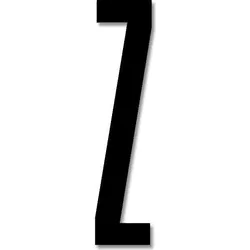 Design Letters Buchstabe 8 cm Z schwarz aus Acryl