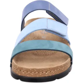 ROHDE Damen Pantolette aus Nubukleder mit Memory-Fußbett D.Soave 5419, Größe:39 EU,