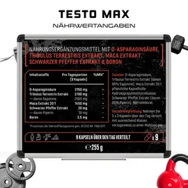 German Elite Nutrition Testo MAX Kapseln 270 St.