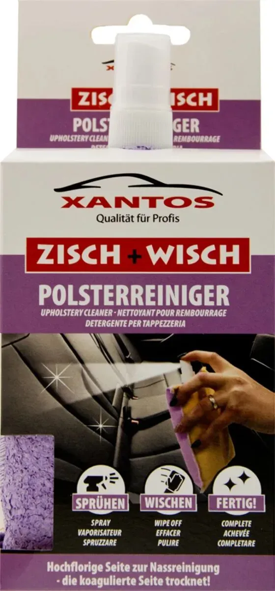 XANTOS ZischWisch - Polsterreiniger im Pflegetuch 40ml