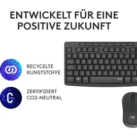 Logitech MK295 Silent Wireless Combo Set DE grafit