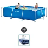 Rechteckiger Frame Pool - 300x200x75 cm - 2-teilig S21253 - Blau