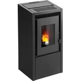 Blaze Pelletofen »Elda«, 6,1 kW, Dauerbrand, schwarz schwarz