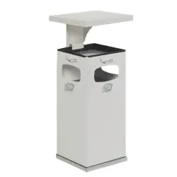 VAR Kombiascher B 42 12211 , Farbe: weiß