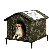 Isoliertes Katzenhaus – Katzenhaus Für Den Außenbereich, Wetterfest, Winter-Thermo-Haustierunterschlupf, Platzsparende, Faltbare Kätzchenunterstände Für Terrasse, Camping, Balkon, Outdoor, Gar