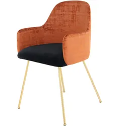 Lalee.Avenue Kayoom Stuhl Richard 525 Terra / Braun / Schwarz