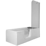 Vitra Conforma Badewanne 57940001000 170 x 75 cm, rechteckig mit Einstieg links, weiß