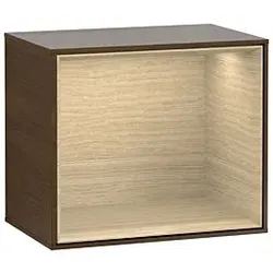 Villeroy und Boch Finion Regalmodul FD10PCGN 41,8x35,6x27cm, Regal Oak Veneer, Walnut veneer