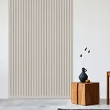 REESE Wandpaneele Sandbeige | Endleiste 252 cm | Deckenpaneele | Wandverkleidung | kein Bohren | MDF