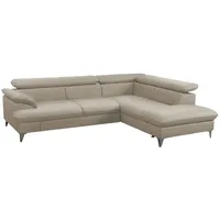 uno Ecksofa aus Kunstleder David ¦ beige ¦ Maße (cm): B: 256 H: 74 T: 208.0