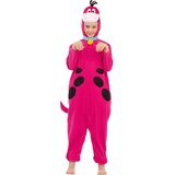 Funidelia | Dino Kostüm - Familie Feuerstein für Jungen und Mädchen The Flintstones, Dinosaurier - Kostüme für Kinder & Verkleidung für Partys, Karneval & Halloween - Größe 5-6 Jahre - Lila