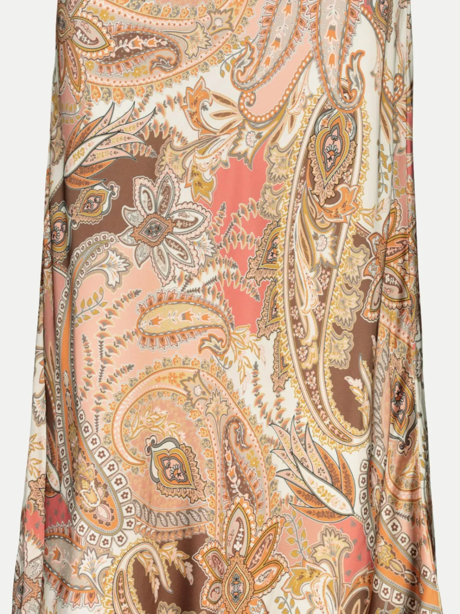 Maxi-Rock mit Paisleymuster Mehrfarbig 42