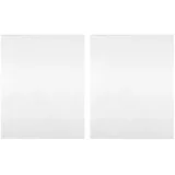 vidaXL Spiegelfolien 2 Stk. Selbstklebend 90x150 cm PET