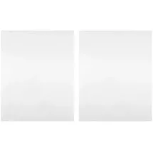 vidaXL Spiegelfolien 2 Stk. Selbstklebend 90x150 cm PET