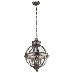 Adams Kronleuchter nickel antik Feiss FE-ADAMS-3P-ANL