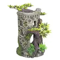 Nobby Aquariendeko Turm mit Bonsai, 1 Stück