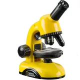 Bresser 14551 - NATIONAL GEOGRAPHIC Einsteiger-Mikroskop (gelb) 40-800x