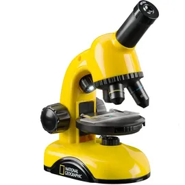 Bresser 14551 - NATIONAL GEOGRAPHIC Einsteiger-Mikroskop (gelb) 40-800x