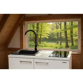 MPM SMK-02 Kühlschrank 100 l 94 cm hoch Weiß/Grau