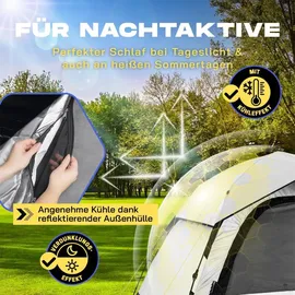 Lumaland Wurfzelt 4 Personen Weiß