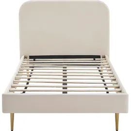 SalesFever Polsterbett 90 x 200 cm Beige