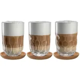 LEONARDO Latte Macchiato-Set mit Untersetzer 6-teilig