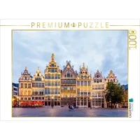 Calvendo Zunfthäuser am Grote Markt in Antwerpen Puzzle