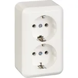 Elso Doppelsteckdose 2-fach 16 A reinweiß 1 St.