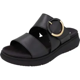 REMONTE Pantolette Wechselfußbett für Damen Schwarz 39