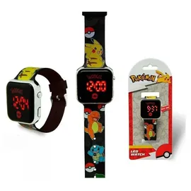 Kids Licensing Pokemon LED-Uhr  - Gelb