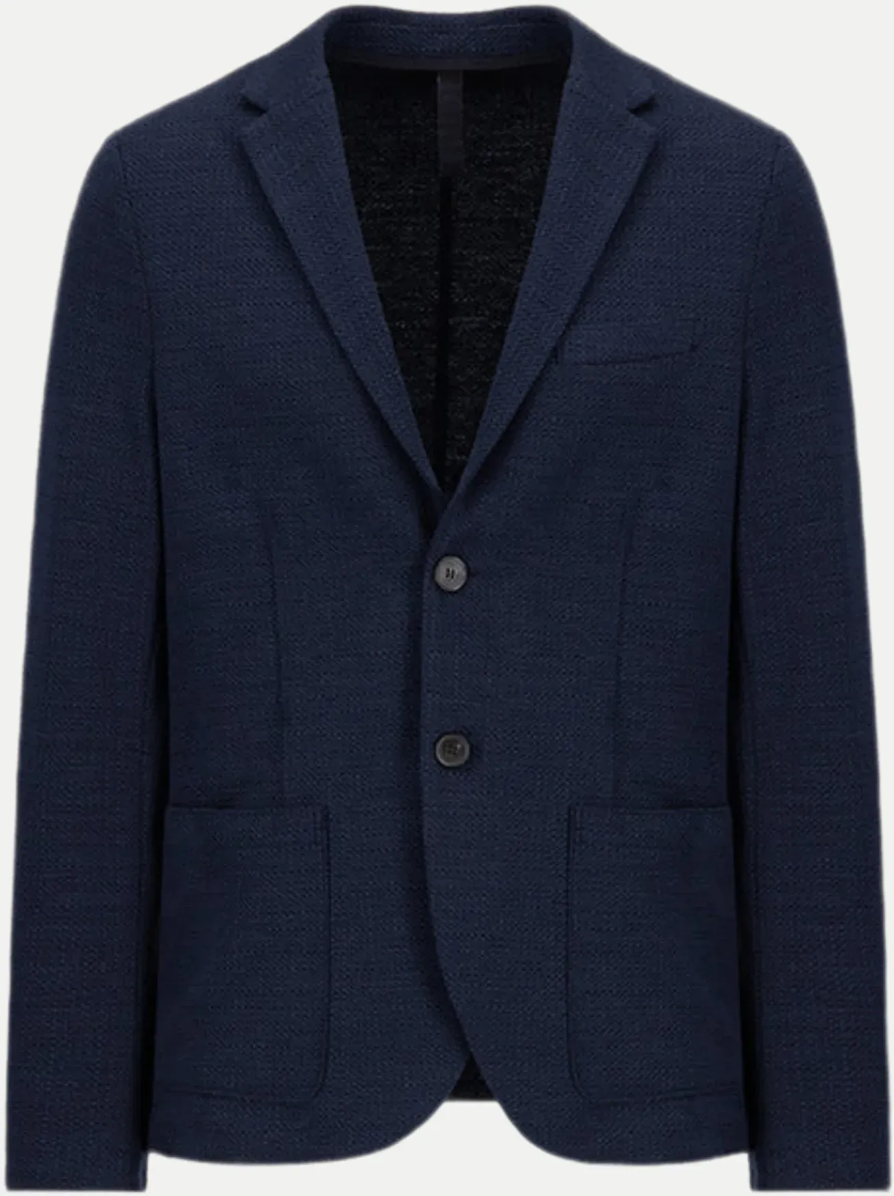 Woll-Blazer mit Seidenanteil Blau 54