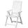 PROGARDEN Tampa Klappsessel 61 x 60 x 109 cm weiß 4er Set
