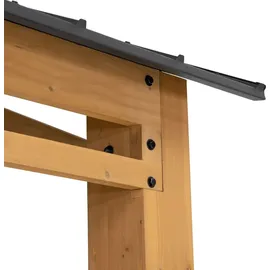 Sunjoy Carport Diran Zedernholz 336 cm x 603 cm Anthrazit FSC®
