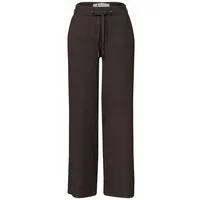 STREET ONE High Waist Wide Leg Hose Casual braun 46