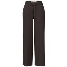 STREET ONE High Waist Wide Leg Hose Casual braun 46