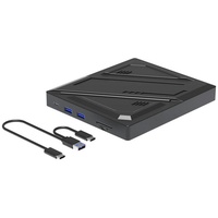 Welikera,optisches Wechsellaufwerk Multi-port-Erweiterung USB/SD/TF-Karte DVD-Brenner schwarz