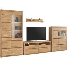 Home Affaire Wohnwand »Silkeborg« Set, 4 Stk. tlg., braun