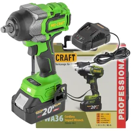 PROCRAFT PWA36-1B-C inkl. 1 x 4,0 Ah + Koffer