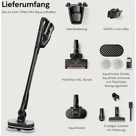 Miele Triflex HX3 Aqua schwarz