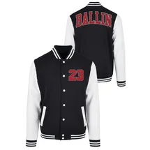 Mister Tee Ballin 23 Collegejacke schwarz S