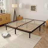 Stanew Lattenrost 160 x 200 cm – Höhe 29 cm – Lattenrost für Erwachsene – 2 x 14 Latten – 9 Füße inklusive – Bett 160 x 200 mit Latte...
