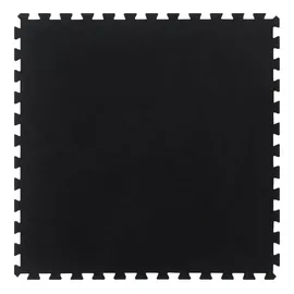 vidaXL Gummi-Bodenfliese Schwarz 100 x 100 cm 10 St.
