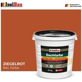 Dachfarbe Sockelfarbe Ziegelrot 25kg Fassadenfarbe RAL Farbe Nano Polymermembran